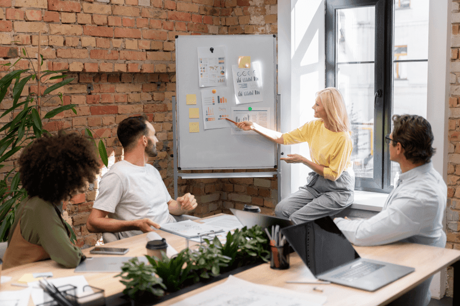 Build First Site team at work